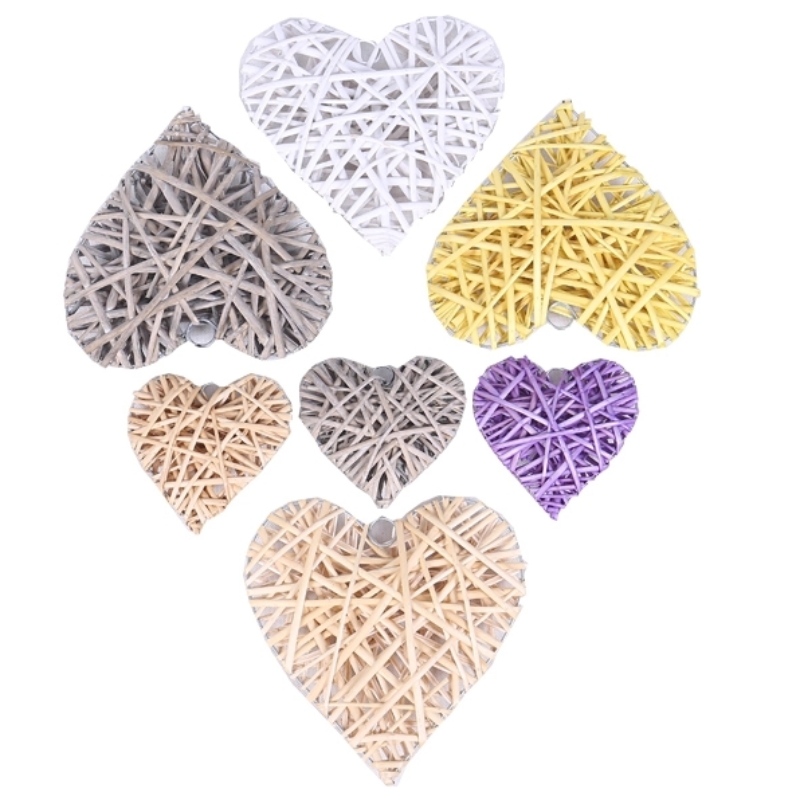 Bella decorazione a parete artistica Willow a forma di cuore per matrimoni e altri festival