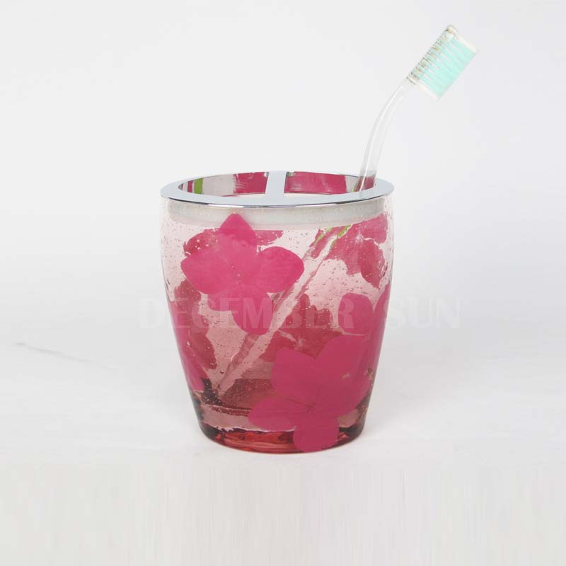 Set di accessori da bagno in vetro da 6 pezzi