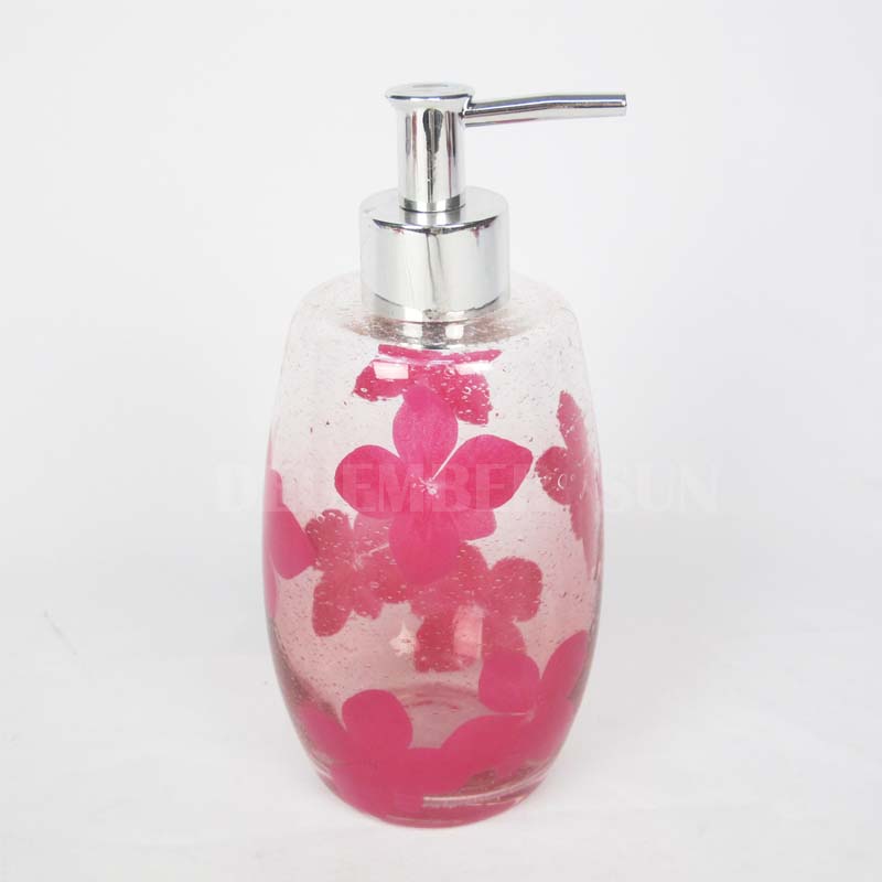 Set di accessori da bagno in vetro da 6 pezzi