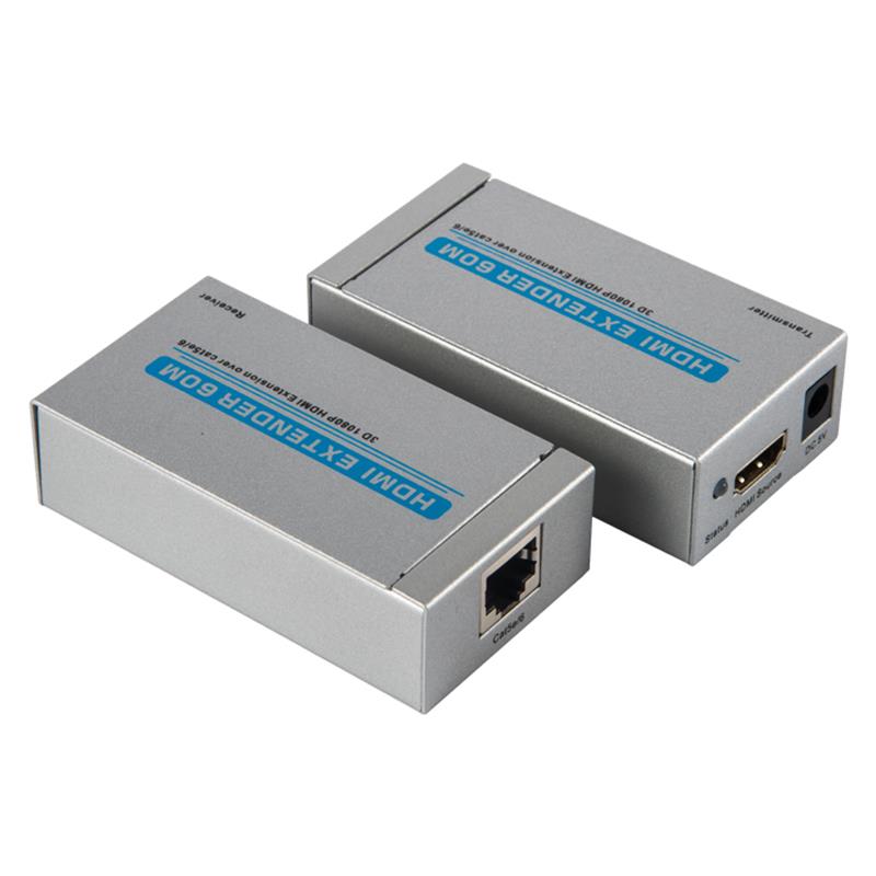 V1.3 HDMI Extender 60m sopra Single cat5e/6 cavo Supporto HD 1080P