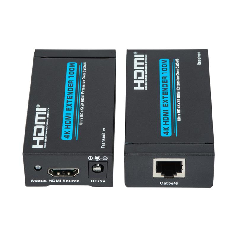 V1.4 4K HDMI Extender 100m sopra Single cat5e/6 cavo Support Ultra HD 4Kx2K/30Hz