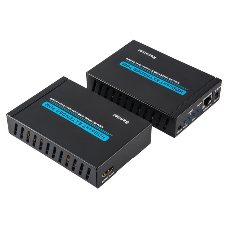 V1.4 4K HDBaset HDMI Extender 100m sopra Single cat5e/6 cavo 70m@4Kx2K/30Hz,100m@1080P/60Hz