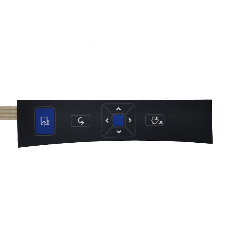 Fabbrica PET Personalizzata Stampa digitale flessibile Membrane Keypad Switch with Led