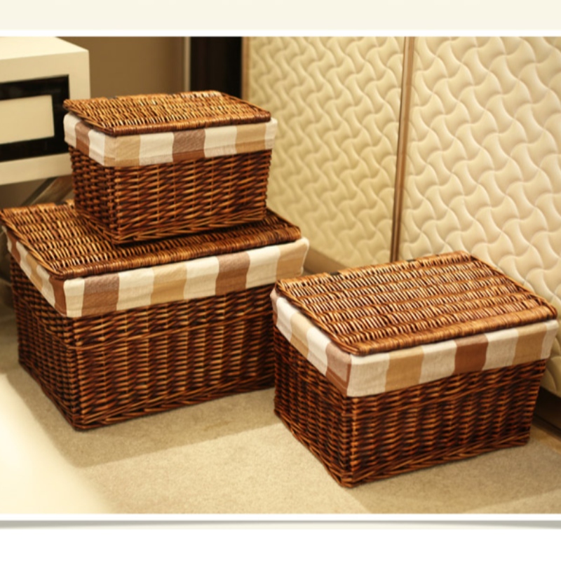 Cesto portaoggetti in vimini