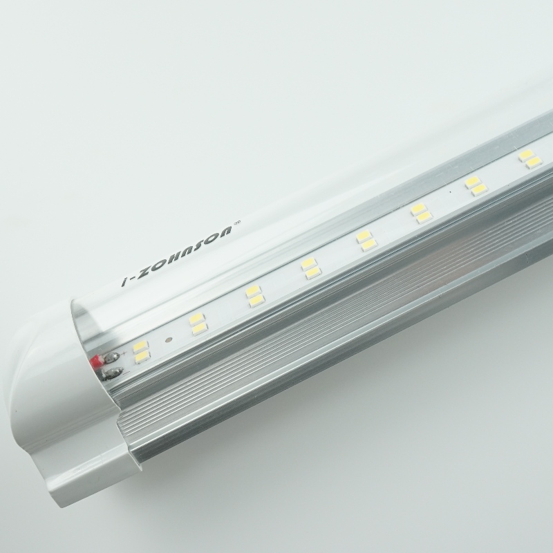 Apparecchio a LED integrato piatto T8 a doppia fila