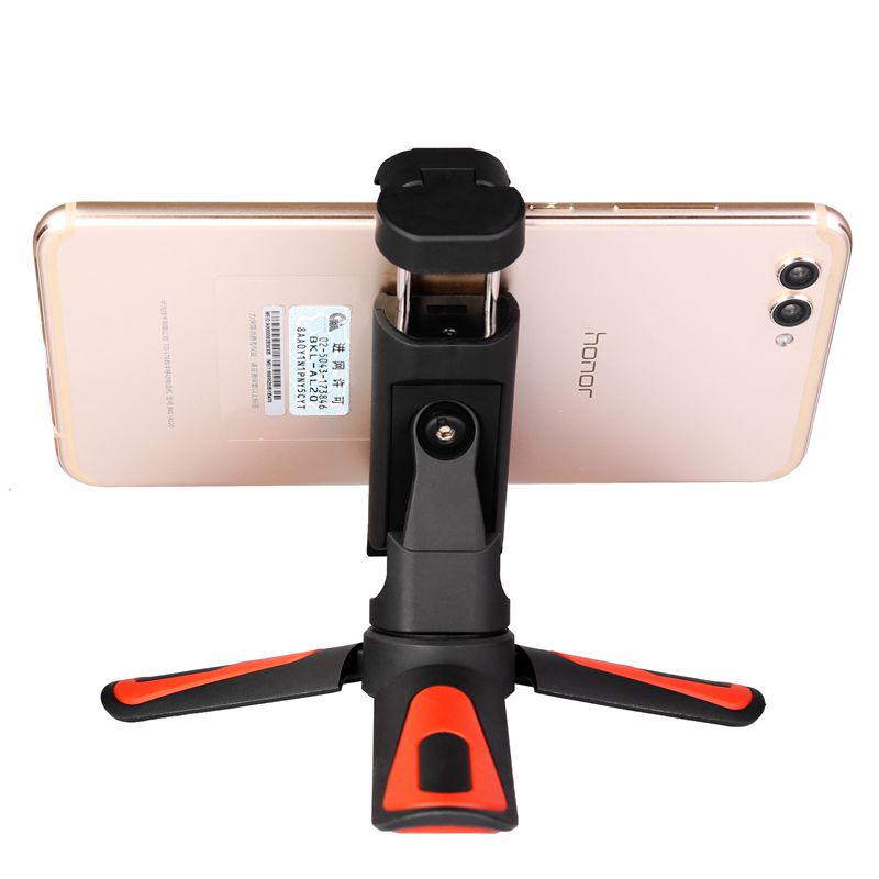 Mini treppiede da tavolo colorato alla moda KINGJOY con morsetto mobile universale per riprese selfie