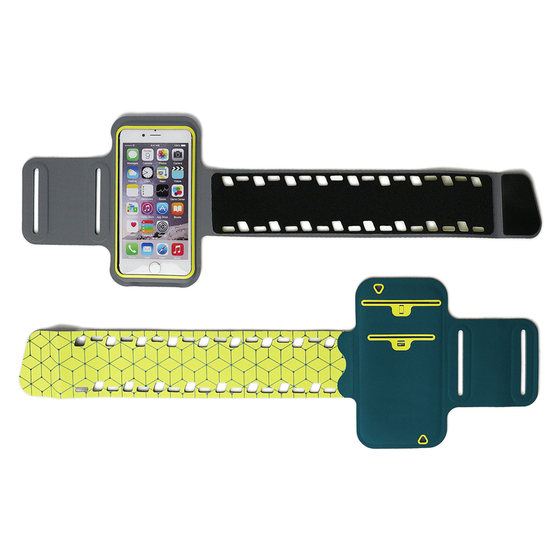 Bracciale per cellulare regolabile Lycra Sport personalizzato per corsa