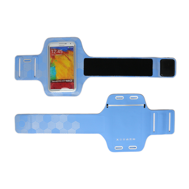 Blue Handy Regolaable Sport Armband for Smartphone