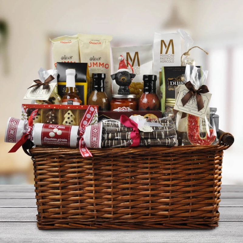 Cesto regalo di Natale