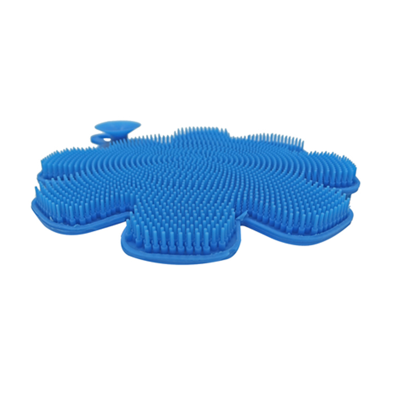Spazzola del piatto di pulizia della cucina del silicone di forma del fiore di lavaggio della ciotola di pulizia di vendita calda