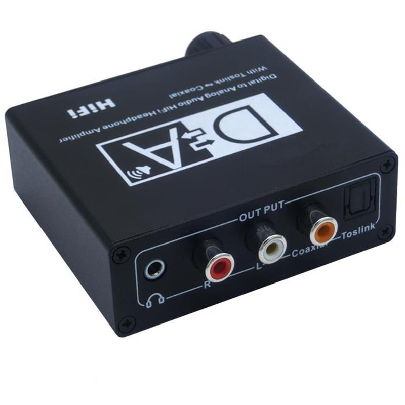 Amplificatore per cuffie HiFi da digitale ad analogico con audio coassiale Toslink
