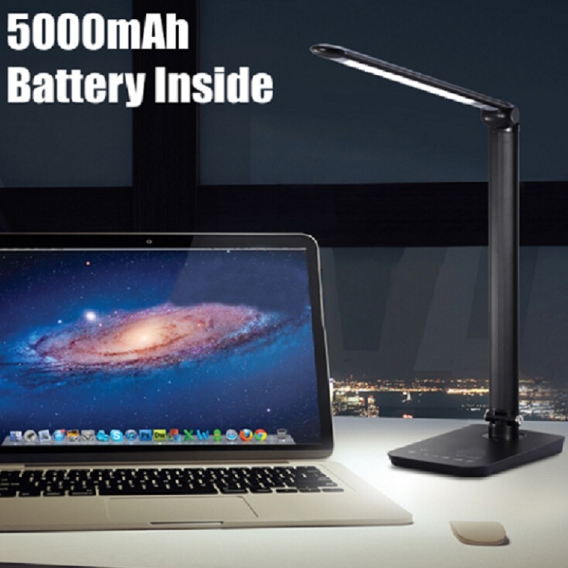 582sc leds Touch Dimmable Office Table Led Desk Lamp con batteria