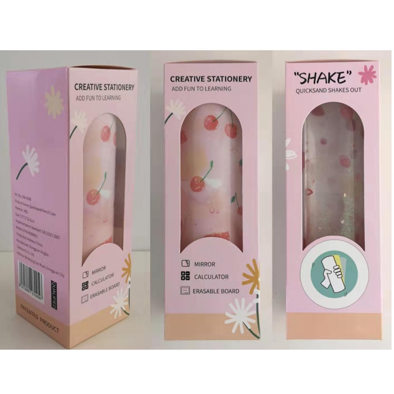 OEM Stationery Creative Creative Personalizzato caso dello studente di Glitter