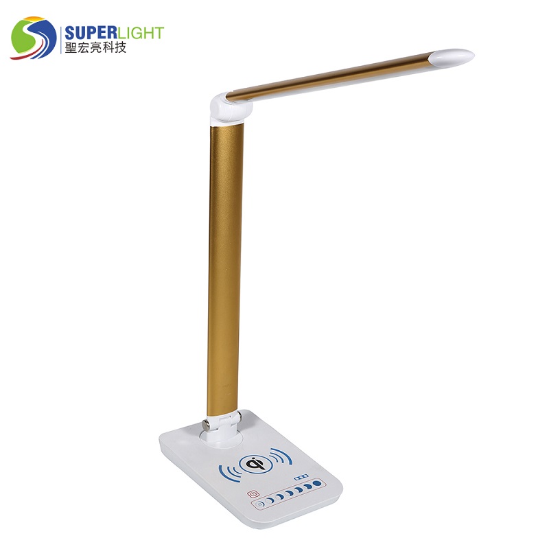 585SW Caricamento wireless DESK LAMP LAMP LED rotabili per la lettura