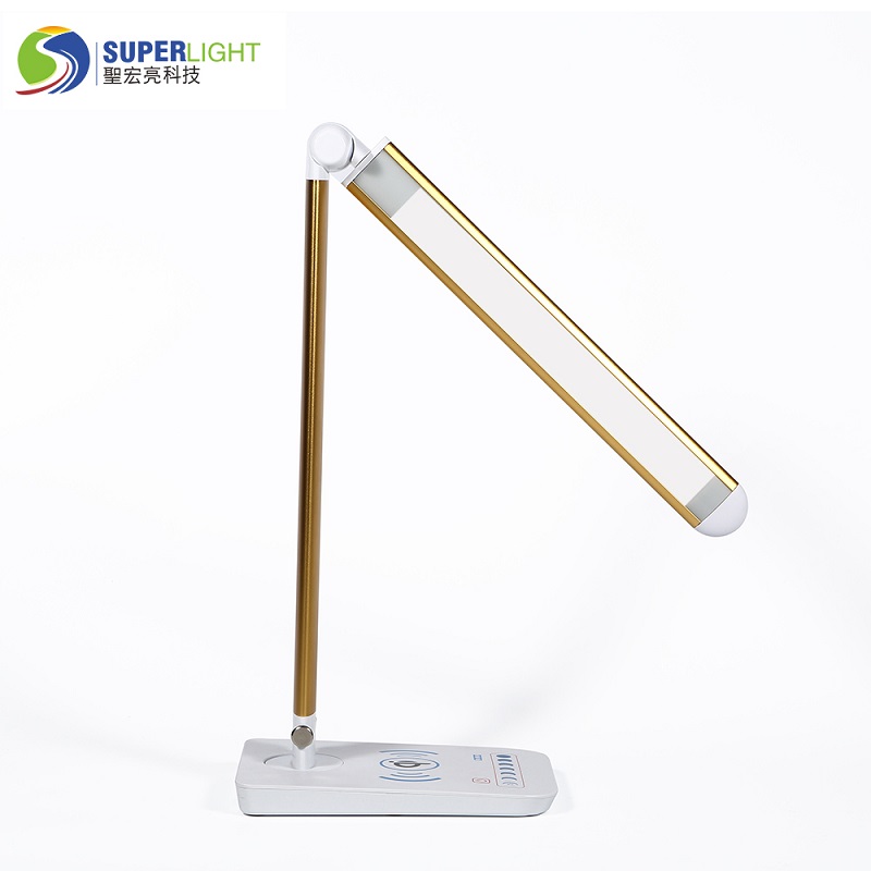 585SW Caricamento wireless DESK LAMP LAMP LED rotabili per la lettura