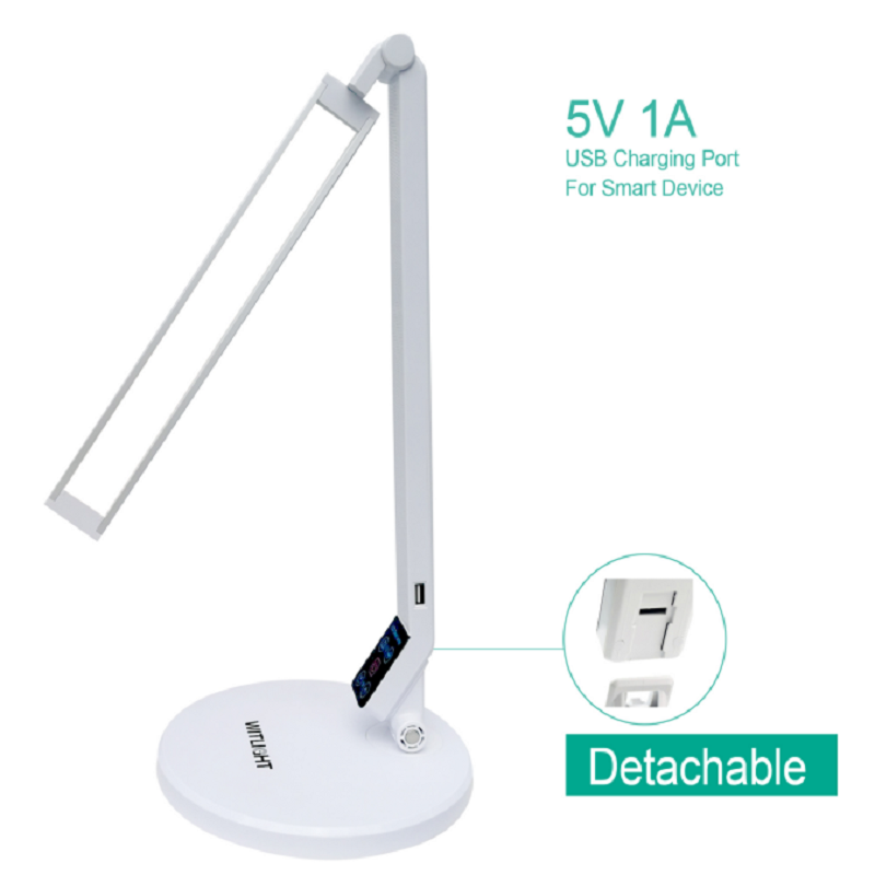 185 Creative ricarica led desk lampada da letto camera da letto Student desk lampada LOGO custom