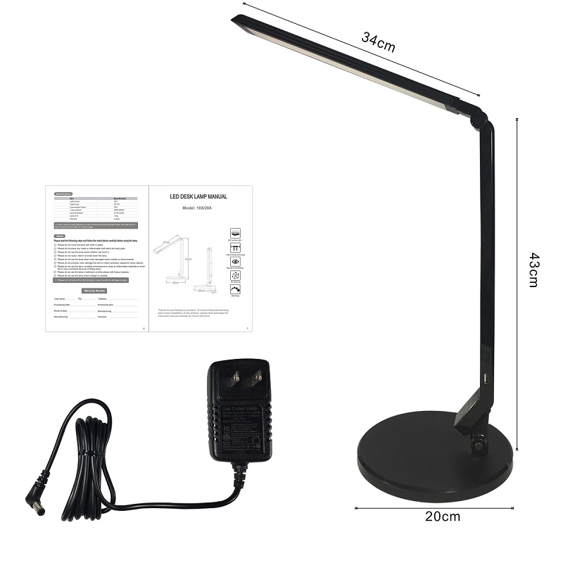 185 lampada da tavola che apprende leggendo lampada da tavolo a protezione dell'occhio USB ricarica da campeggio all'ingrosso