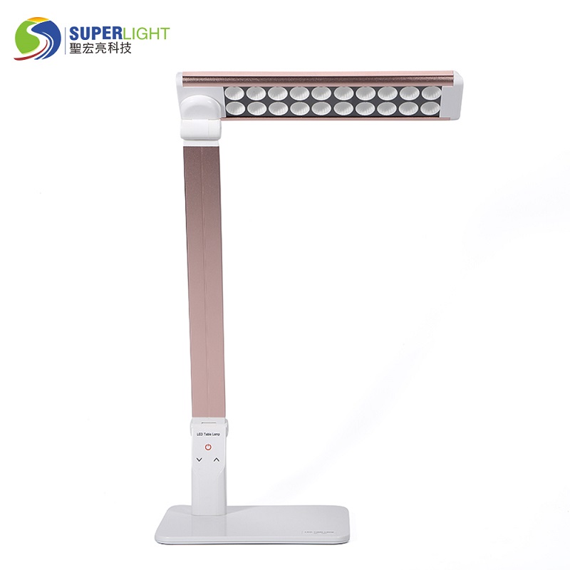 1683 Protezione dell'occhio Lampada a lettura USB Caricato luce di notte a LED pieghevole con clip