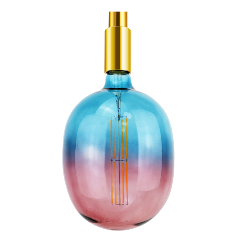 T180 EGG Pink Blue 4w bulbo dimmable or not dimmable colorato decorazione filad'incandescenza luce