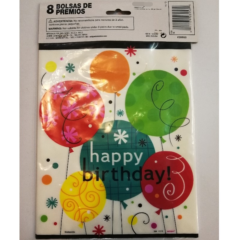 Gift Bags Child Birthday Party Decoration Kids Plastic Candy Dessert Loot Bag