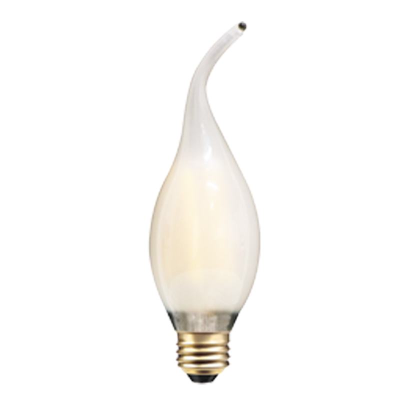 C35 Lampada a incandescenza a incandescenza leggera, a piccole dimensioni, lampada bianca calda e calda