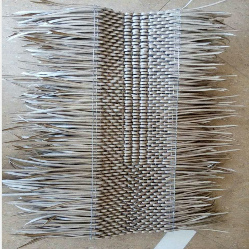 Copertura artificiale di paglia in PVC Pvc copertura sintetica del tetto di paglia Materiale da tetto Simulato Straw