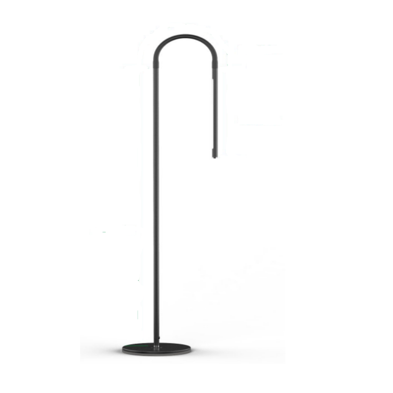 5118 7w moderna lega minimalista di illuminazione interna striscia verticale nera condotta Alluminio lampada a pavimento in piedi