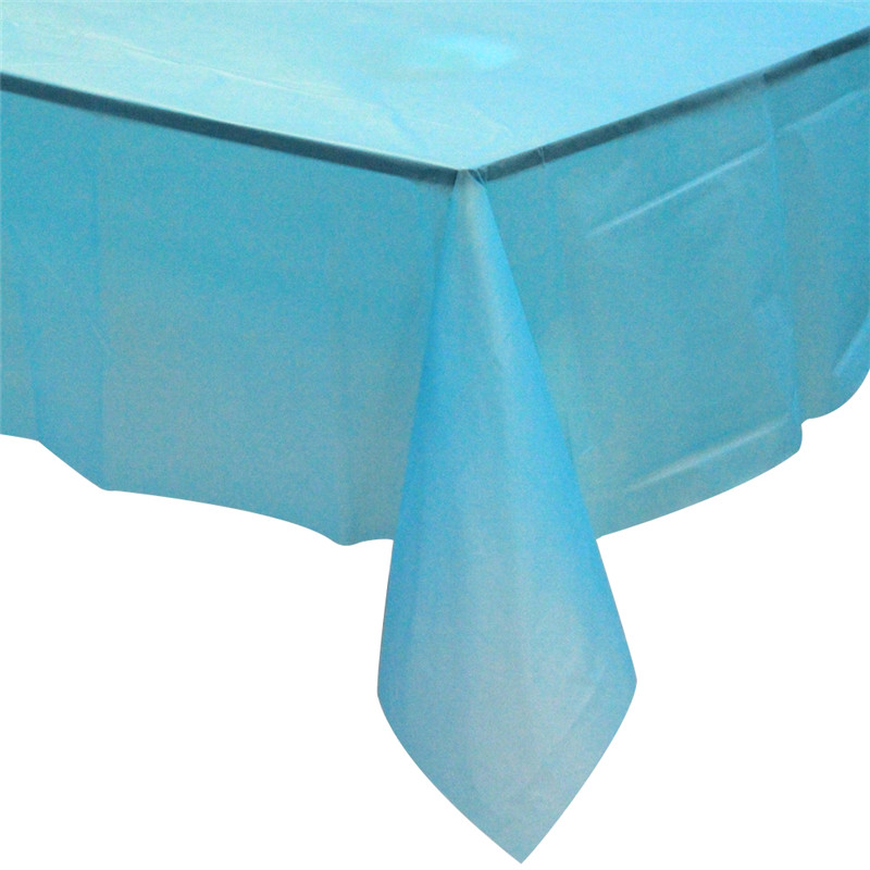 Solid Color Plastic Rectang Cena Tabecloth Tabsurover per Eventi Decorazione &Home Use