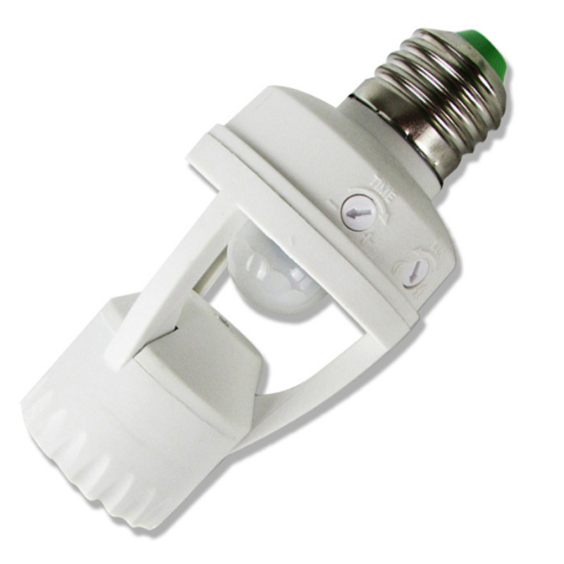 P32 PIR Motion E26 / E27 Presa adattatore lampadina a vite