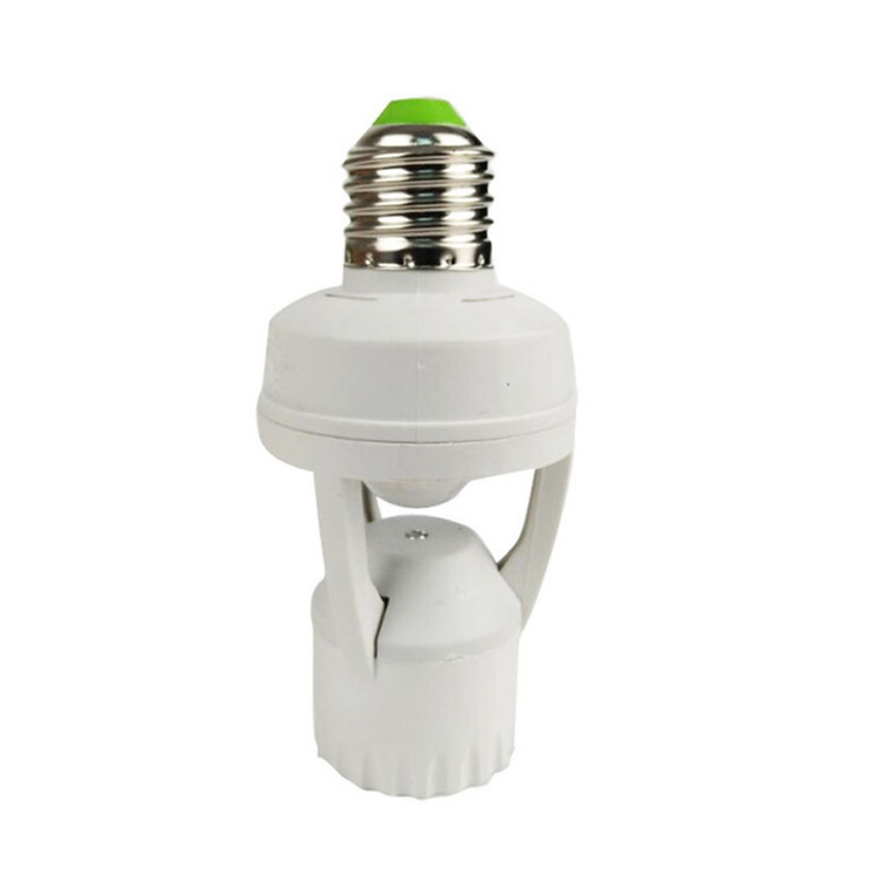 P32 PIR Motion E26 / E27 Presa adattatore lampadina a vite