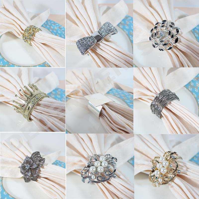 Portatovagliolo in metallo elegante e grazioso di vendita calda