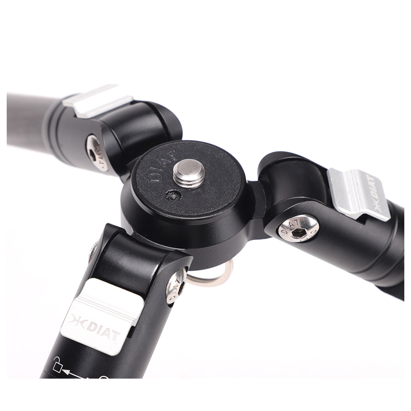 Diat CM225A + DHS-5 stand professionale flessibile in fibra di carbonio portatile mini macchina fotografica treppiede
