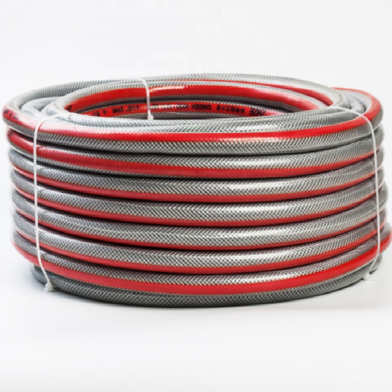 Nessun odore di buona qualità colorato in fibra flessibile intrecciata rinforza il tubo da giardino in plastica in PVC