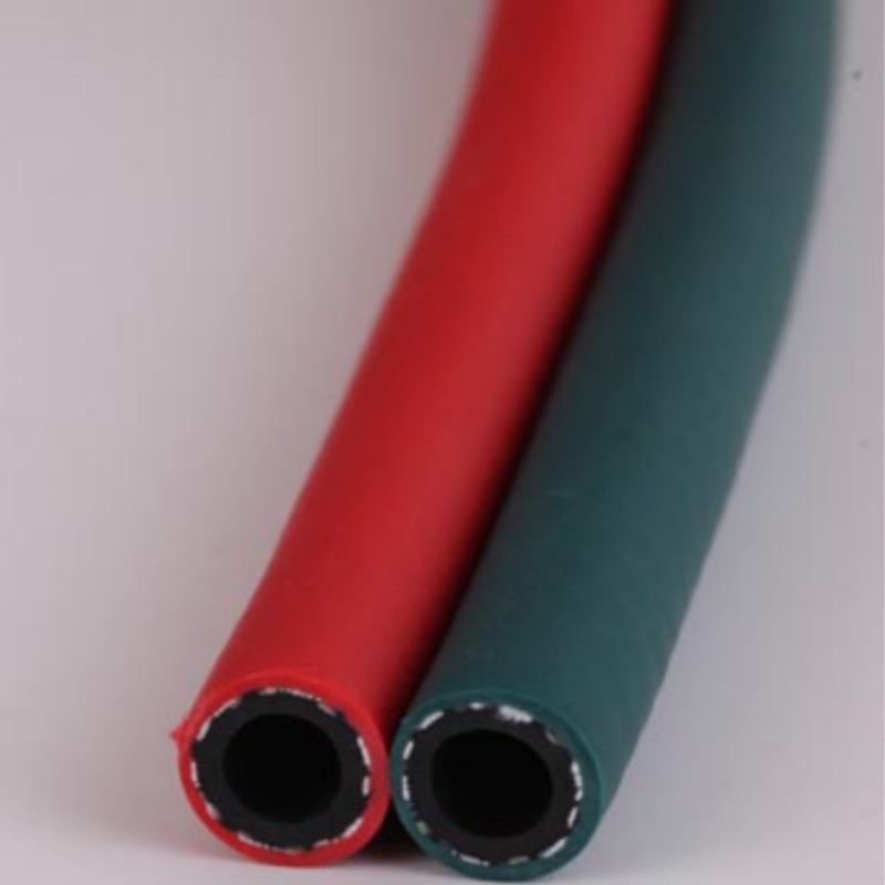 Tubi in plastica da 8 mm con doppia tubazione flessibile a gas saldato per aria con raccordo in PVC