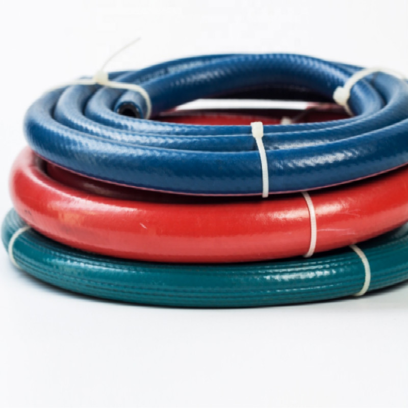 Fabbrica diretta del tubo di gas gpl intrecciato PVC colorato aria