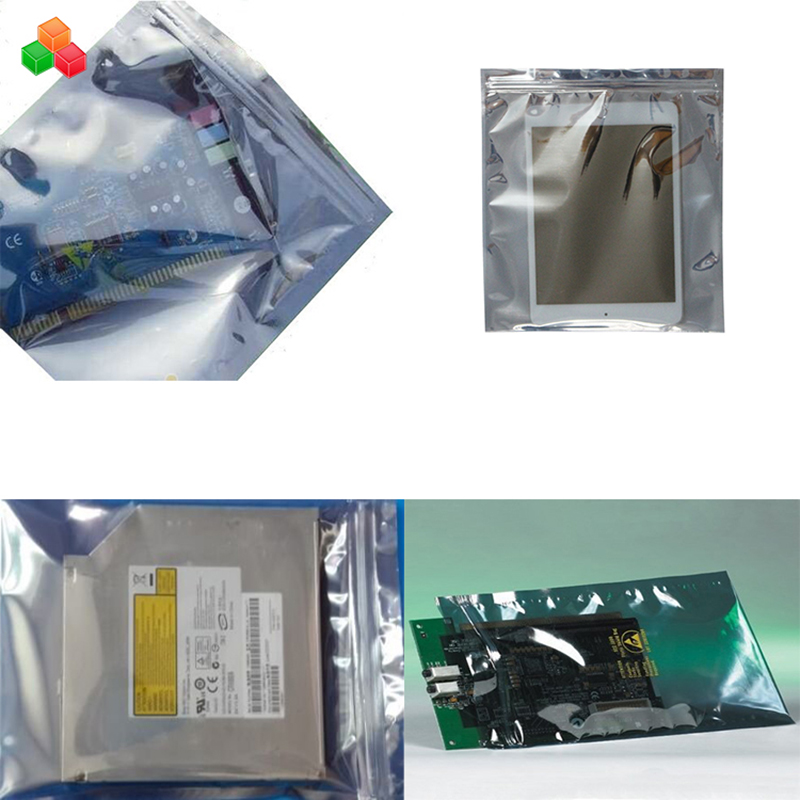 elevata qualità impermeabile risigillabile plastica zip PE sacchetto di plastica antistatico sacchetto di protezione esd per l'imballaggio elettronico