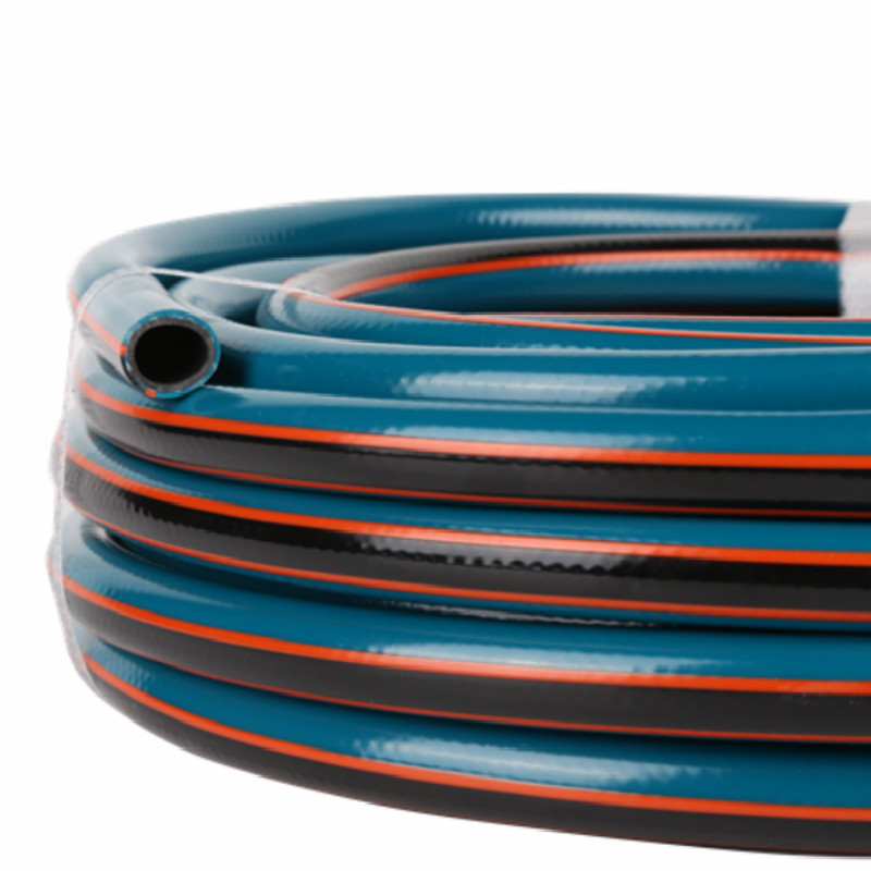 Tubo flessibile in pvc flessibile da 3 strati colorato intrecciato da giardino