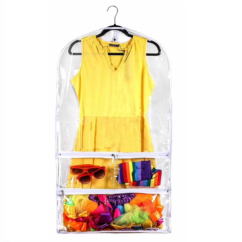 SGW12 Commercio all'ingrosso PVC Clear Dance Costume in plastica con tasche