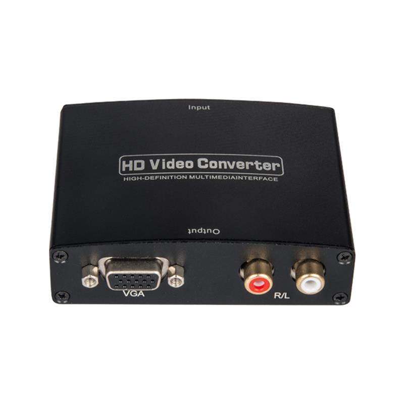 Convertitore audio HDMI TO VGA + R / L AUDIO 1080P