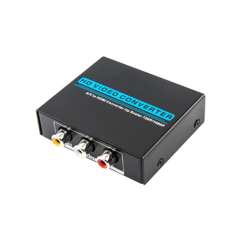 Convertitore AV / CVBS a HDMI + AUDIO (Up Scaler 720P / 1080P)