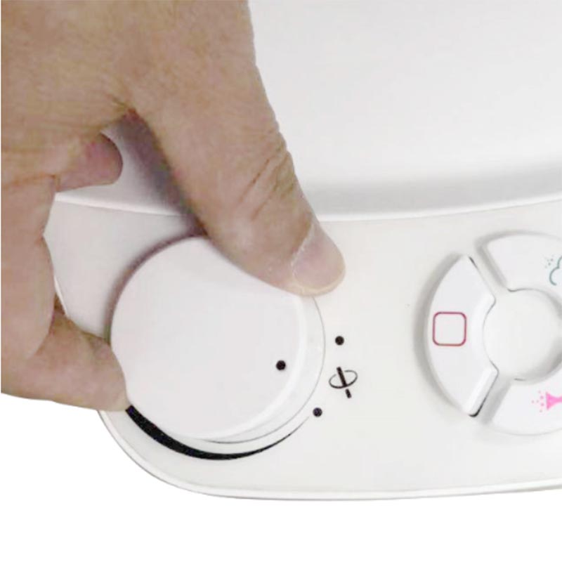 Sedile wc bidet tondo a pulsante