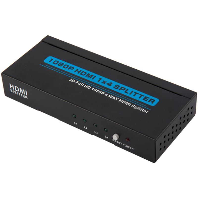 Supporto 4 porte HDMI 1x4 Splitter 3D Full HD 1080P