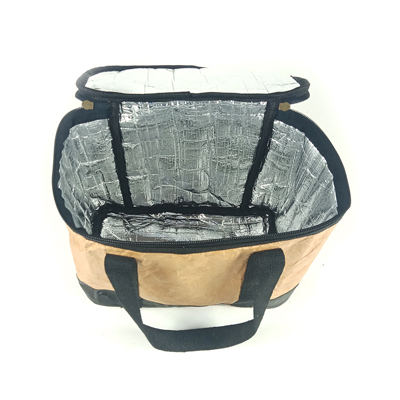 SGC28 Borsa termica personalizzata Dupont Tyvek impermeabile in carta per il pranzo al sacco