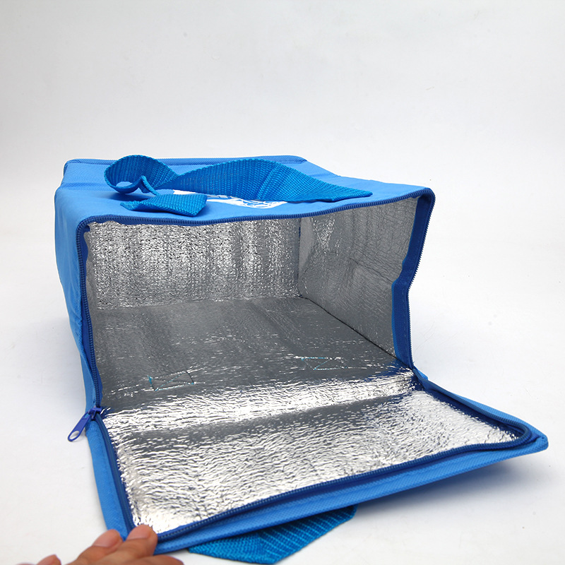 Borsa più fresca isolata riciclabile stampata Tote drogheria logo personalizzato prezzo all'ingrosso promozionale SGC30