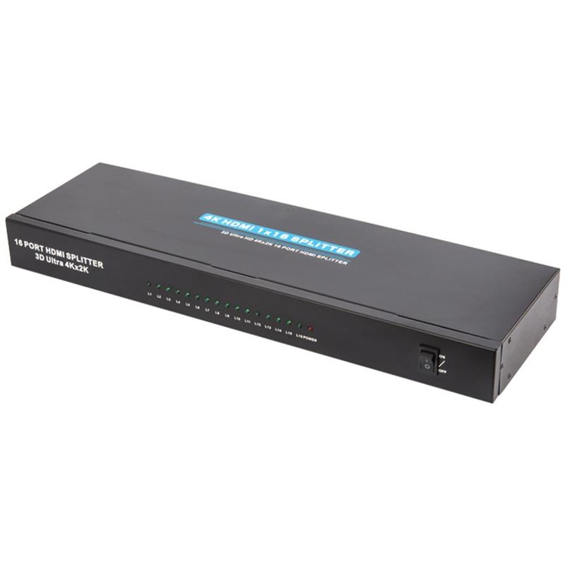 Supporto 4K 16 porte HDMI 1x16 Splitter 3D Ultra HD 4Kx2K / 30Hz