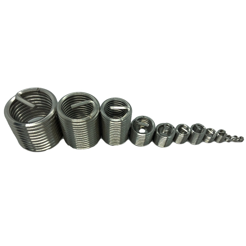 Inserti filettati di riparazione in acciaio inossidabile 304 per metalli M1.6-M30 con stock da 500k