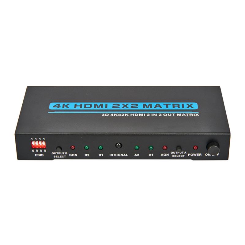 Matrice HDMI 2x2 V1.4 4K / 30Hz con supporto EDID 3D Ultra HD 4Kx2K