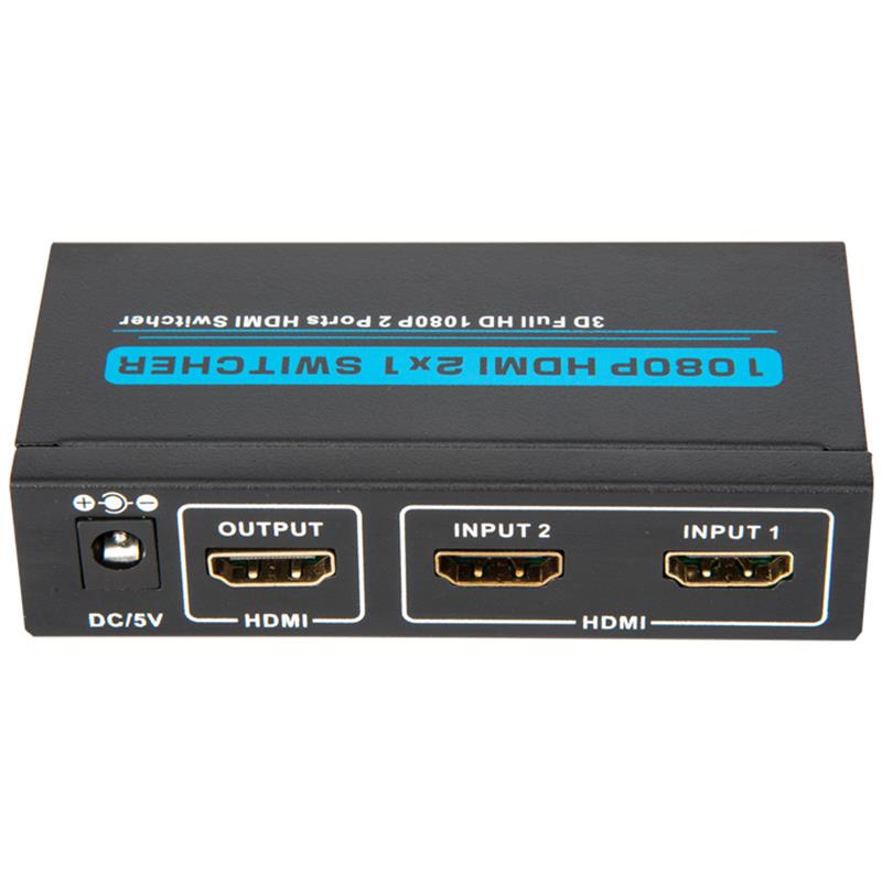 V1.3 HDMI Switcher 2x1 Supporto 3D Full HD 1080P