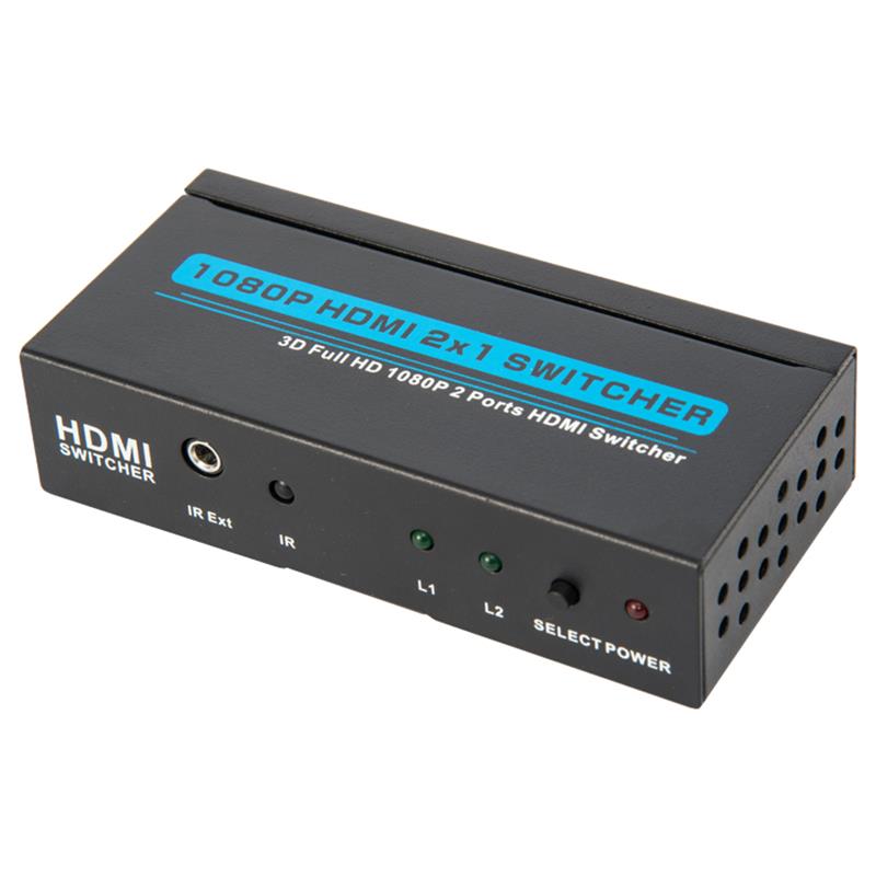 V1.3 HDMI Switcher 2x1 Supporto 3D Full HD 1080P