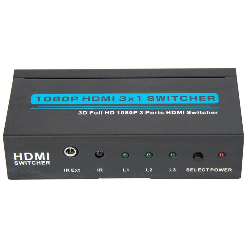 V1.3 Supporto per switcher HDMI 3x1 3D Full HD 1080P